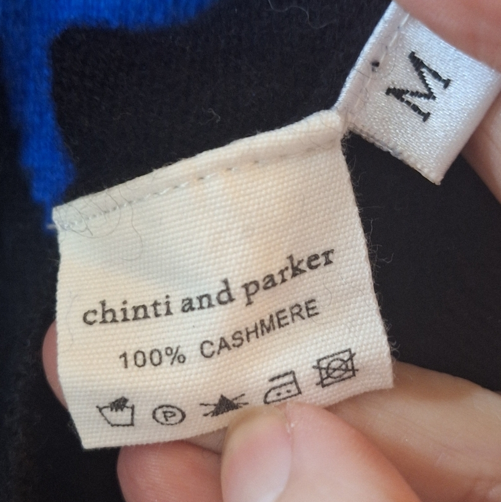 Chinti And Parker 100% Cashmere LOVE Sweater Womens Size M - Picture 2 of 4